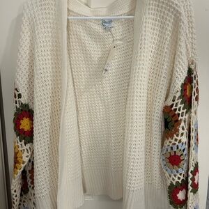 Francesca’s granny square cardigan size medium
